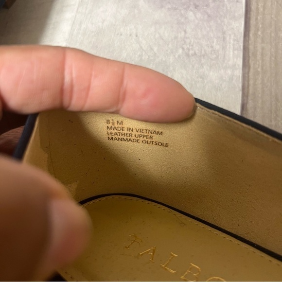 NWOB Talbots Ryan Embroidered Suede Loafers Size 8.5 - Picture 7 of 12